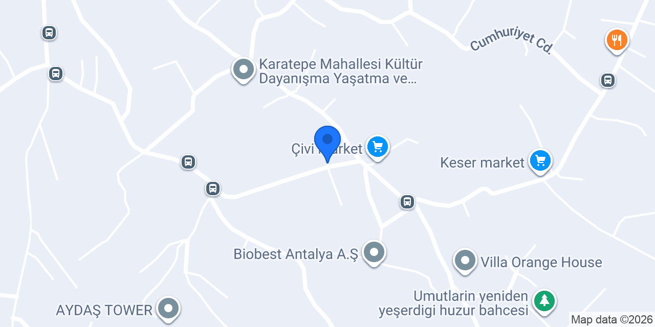 Monvera Home Mobilya Dekorasyon Antalya konumu