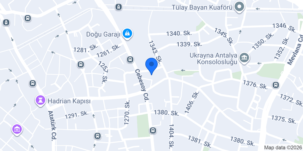 Derya Deniz Balık Evi konumu