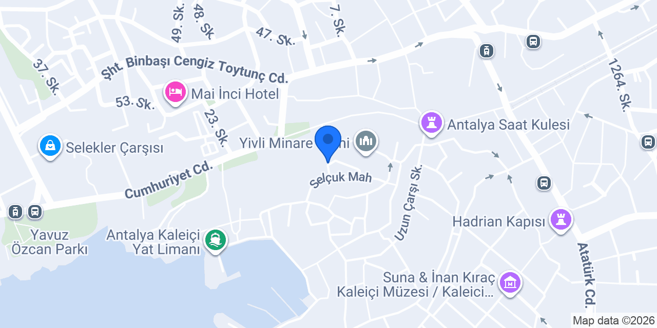 TAG PANSİYON konumu