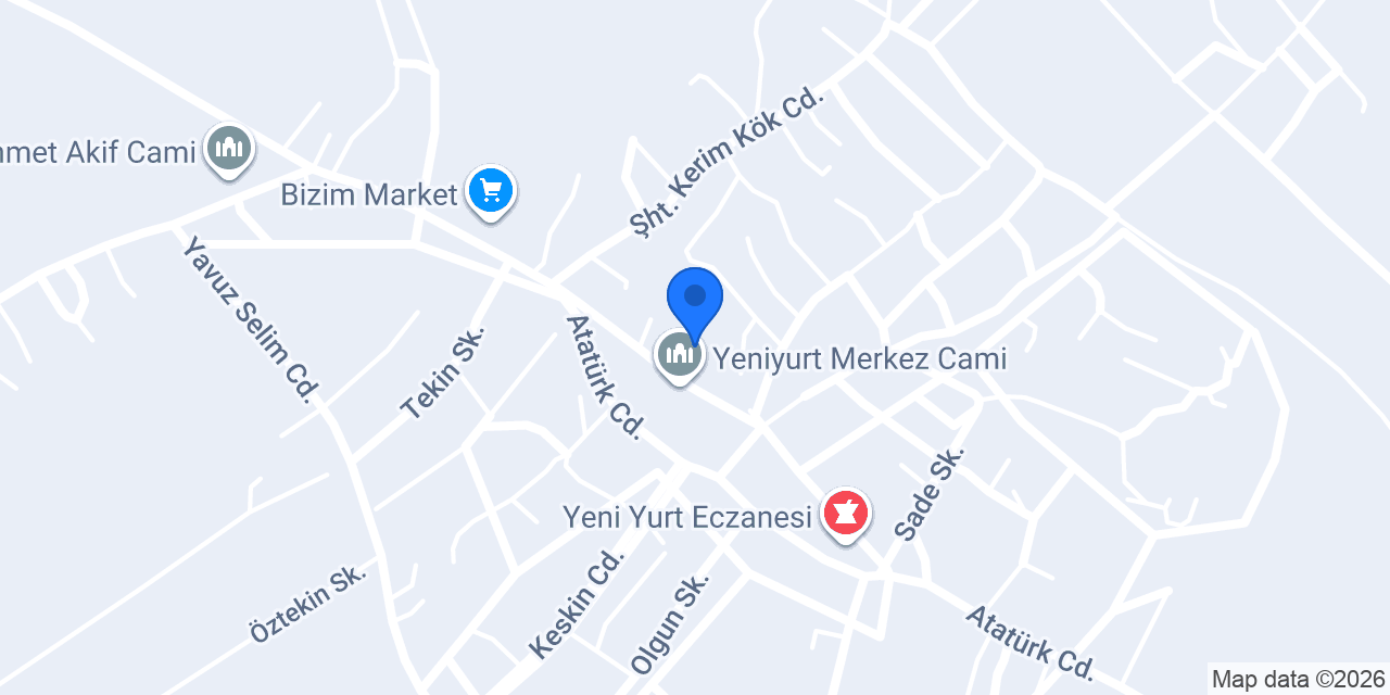 Küçükbakırcı konumu