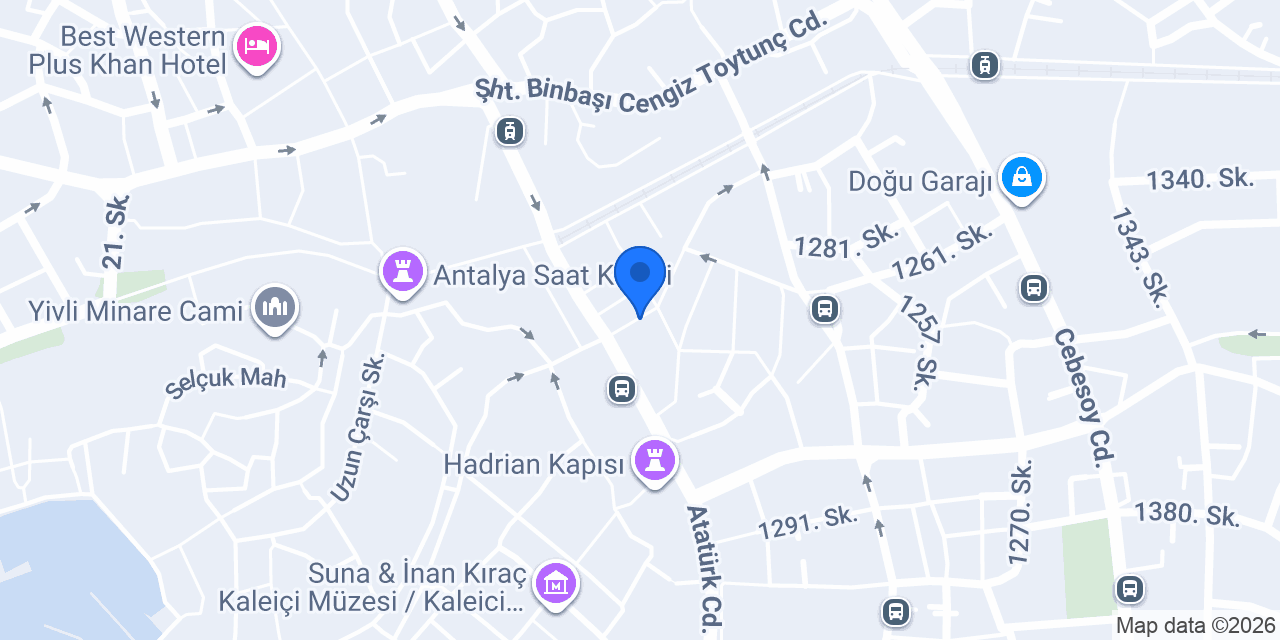 Biir Corner - Antalya konumu