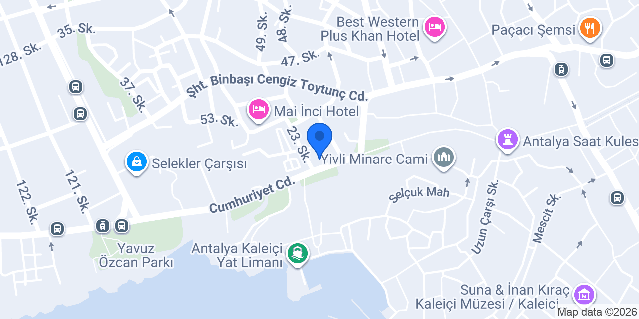 Kelebek Sanat Evi konumu