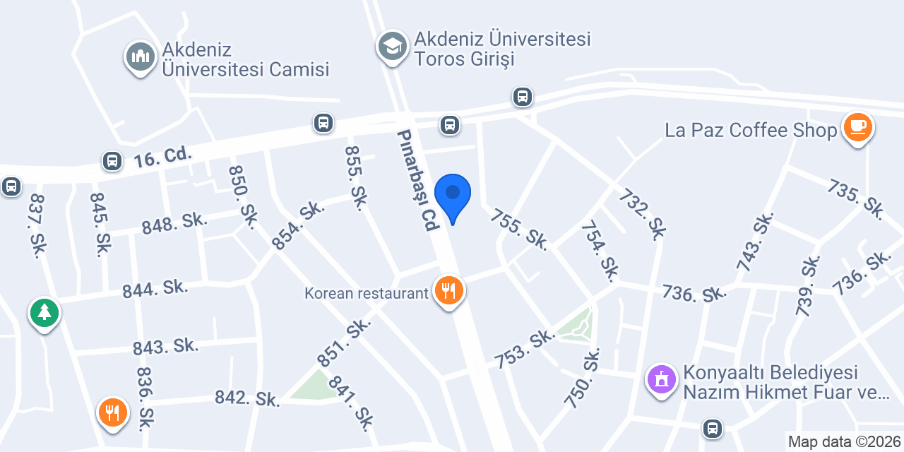 Frambuaz Pasta Evi konumu