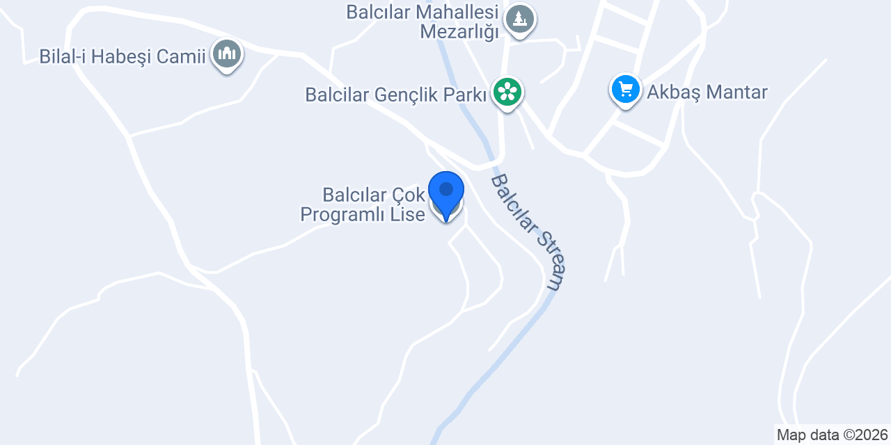 Balcılar Çok Programlı Lise konumu