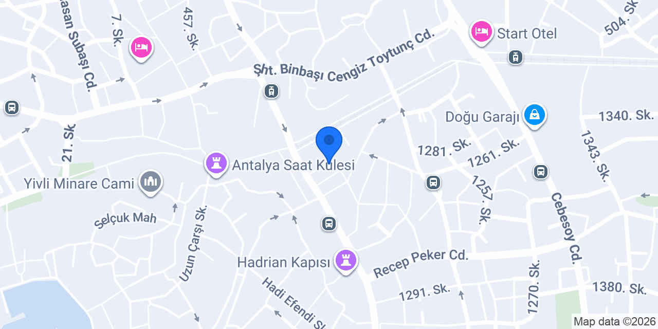 Bilezzik Antalya konumu