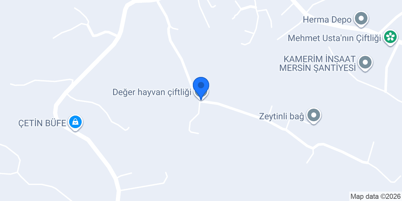 Değer hayvan çiftliği konumu