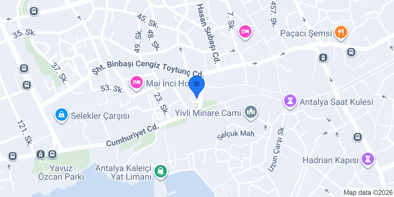 Turan kuaför antalya konumu