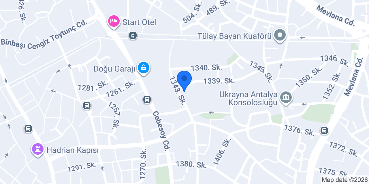 Yeni Tuba Eczanesi konumu