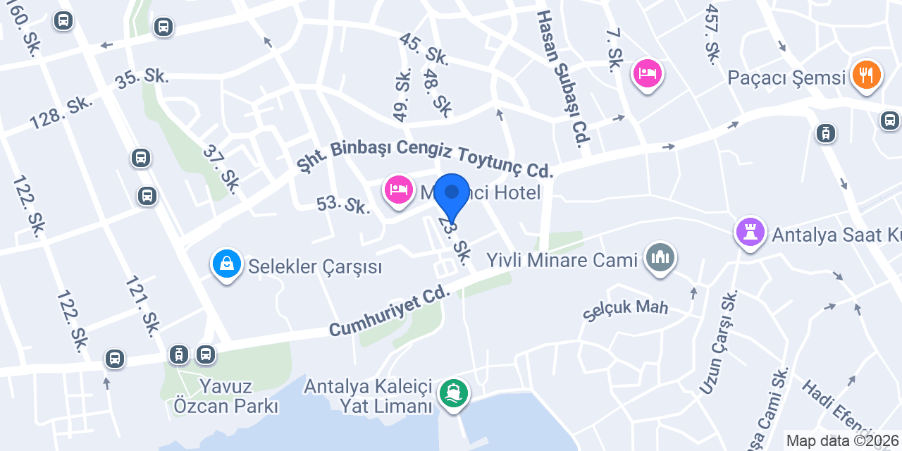 Antalya Masaj Salonu Lotus konumu