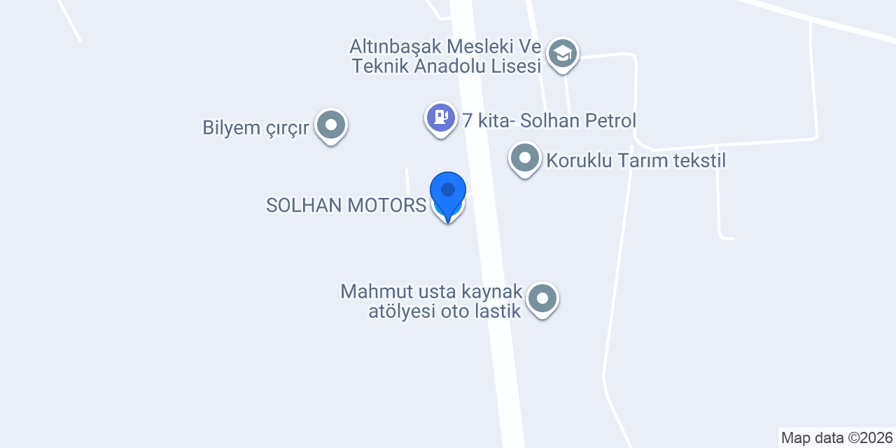 SOLHAN MOTORS konumu