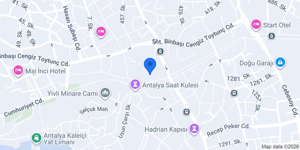 Kaleiçi Eczanesi konumu