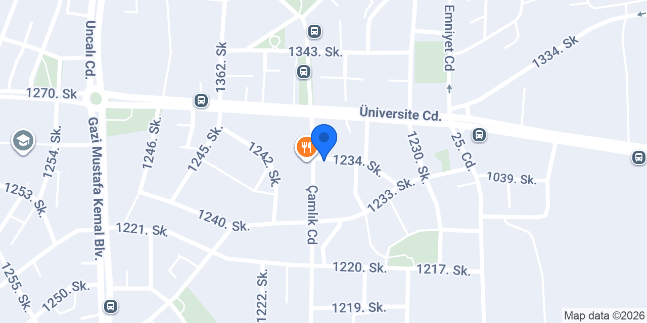 Feride Pilates Studio konumu