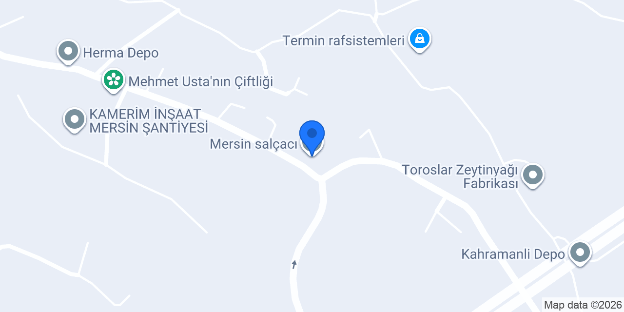 Mersin salçacı konumu