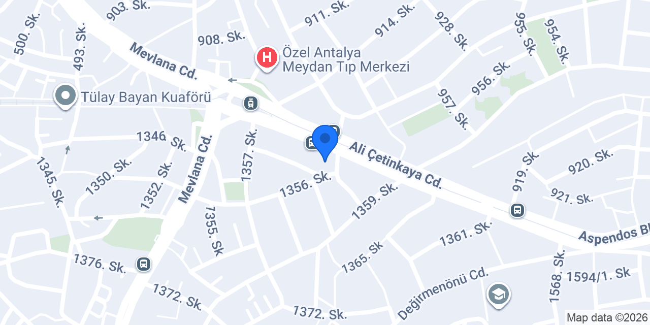 Gül Sürücü Kursu konumu