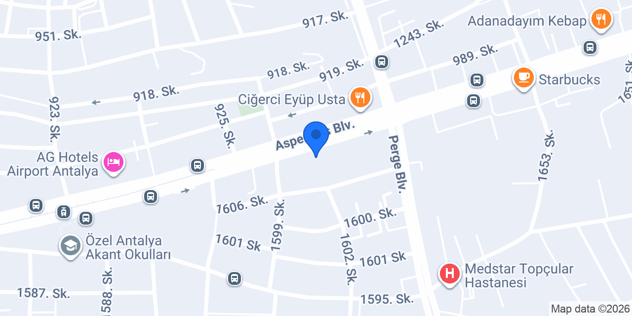 SEM GROUP Otel Ekipmanları konumu