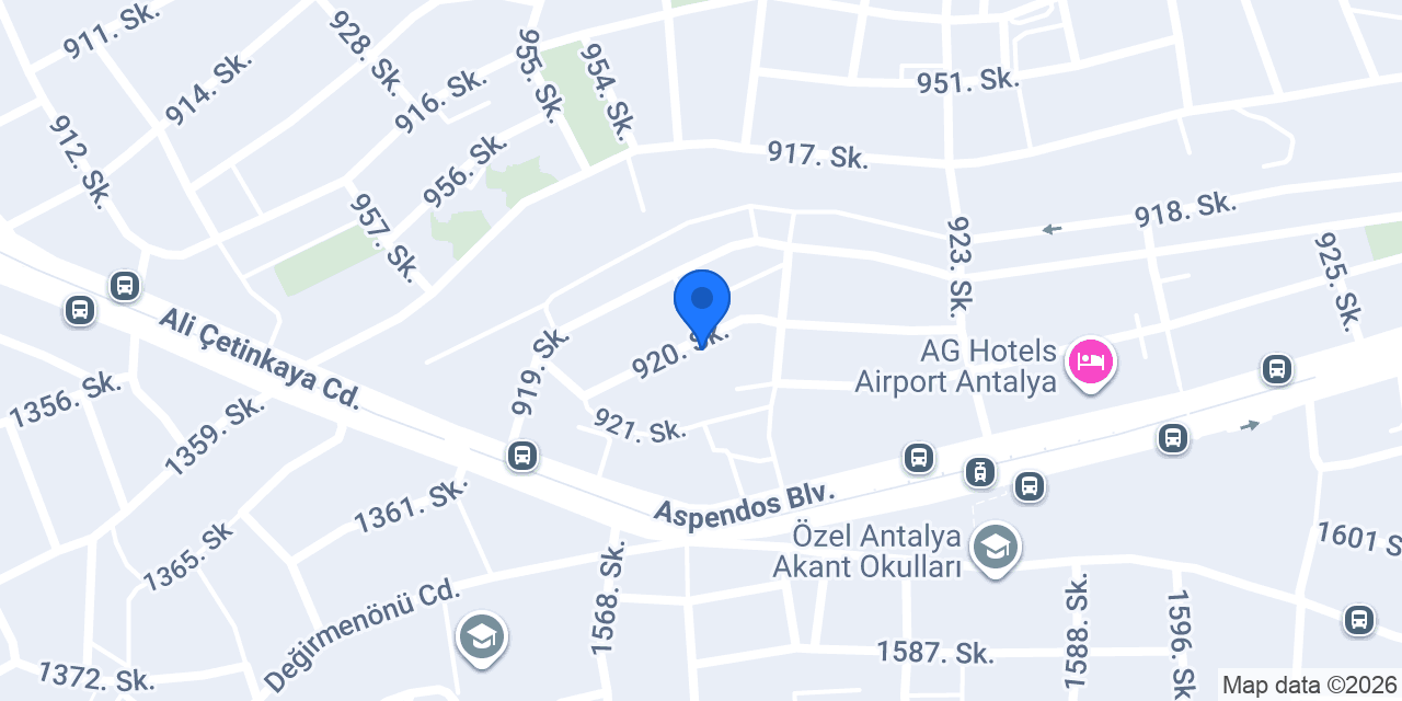 Pergoled Aydınlatma konumu