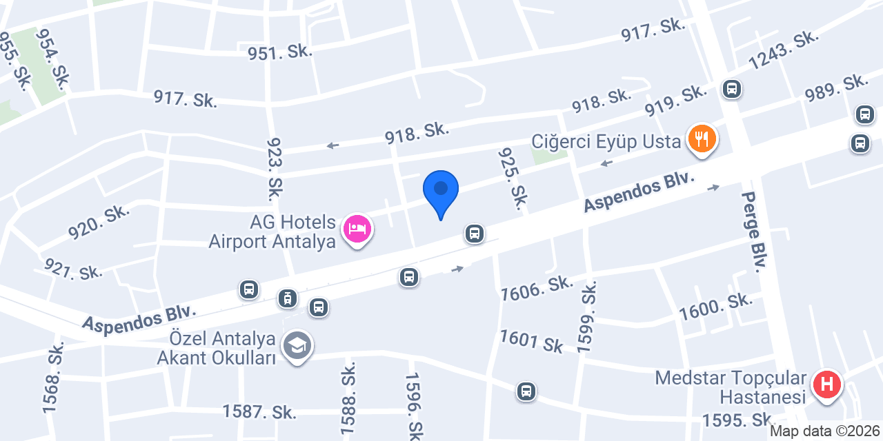 Yapı Kredi - Perge Şubesi konumu