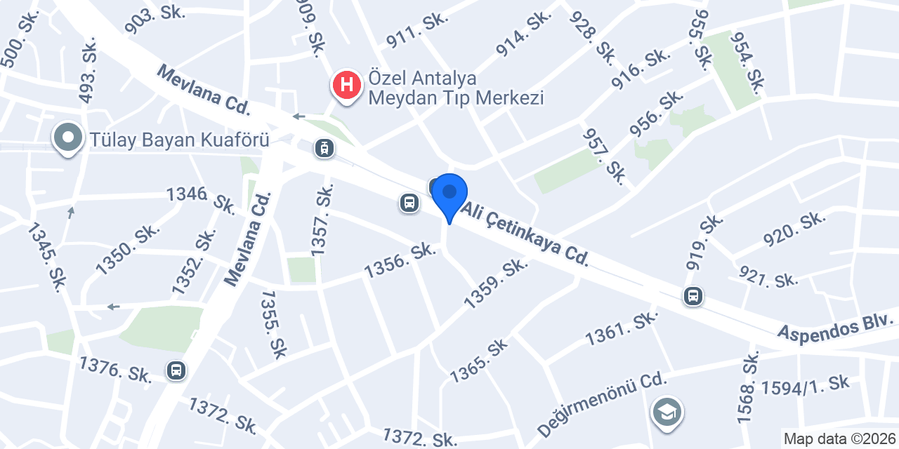 Akdeniz Dondurma Meydan Şube konumu