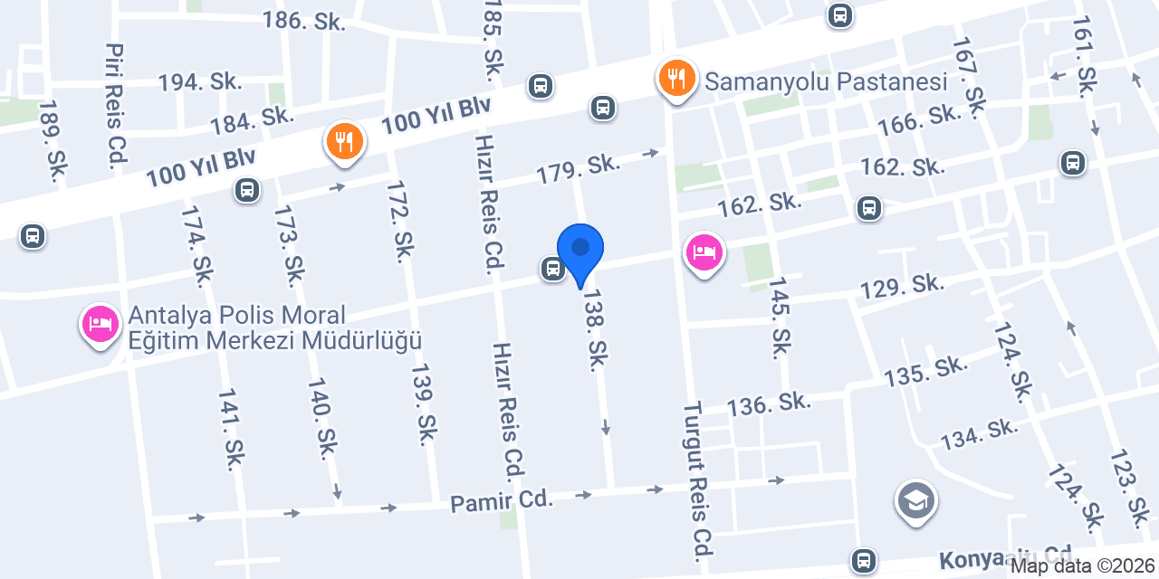 Babür Moda Evi Terzi konumu