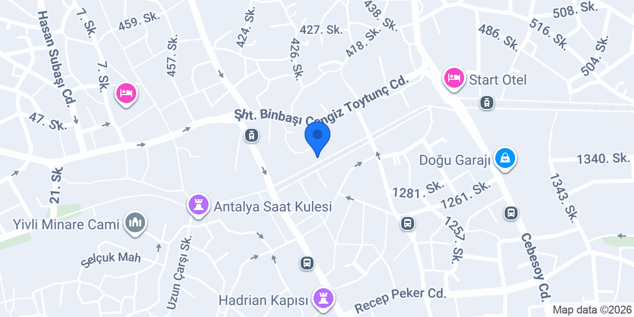 DenizBank Antalya Şubesi konumu
