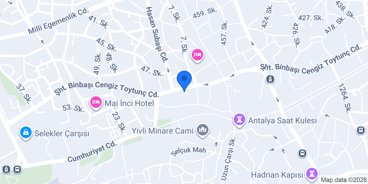 Diş Hekimi Hüseyin Tunç konumu