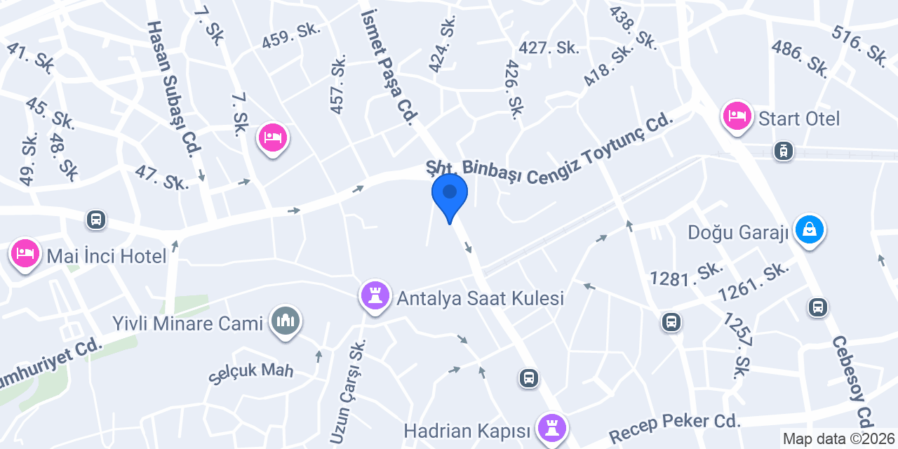 TOPRAK ASLAN HAİR STUDİO konumu
