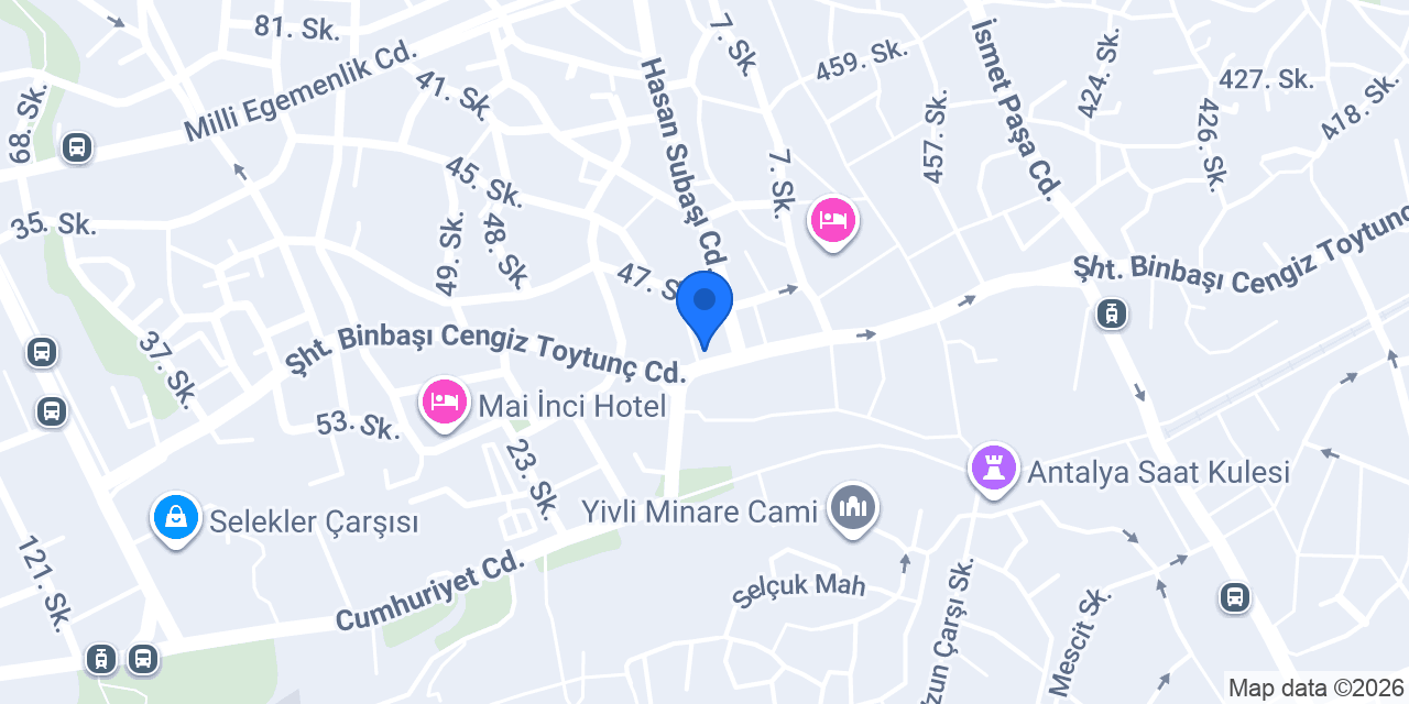 Antalya Protezsaç Rönesans konumu