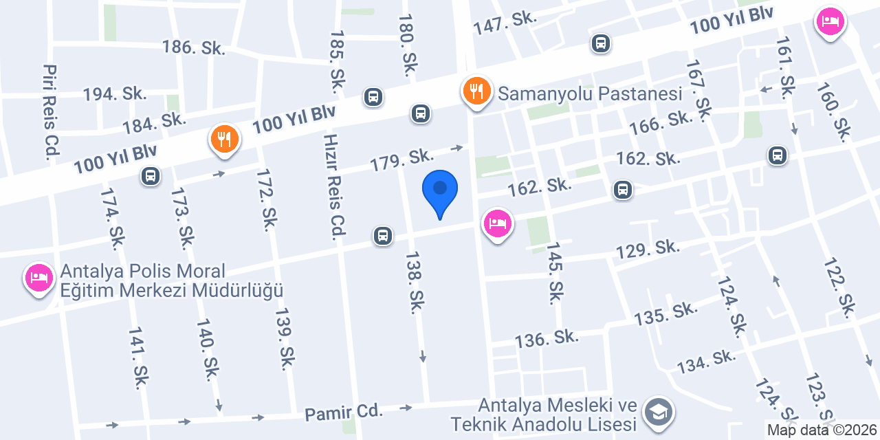 Viola Çiçekçilik Antalya konumu