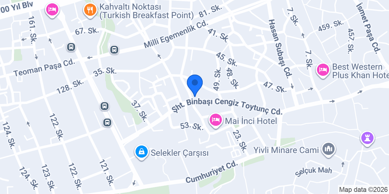 Kışla Tekel Market konumu