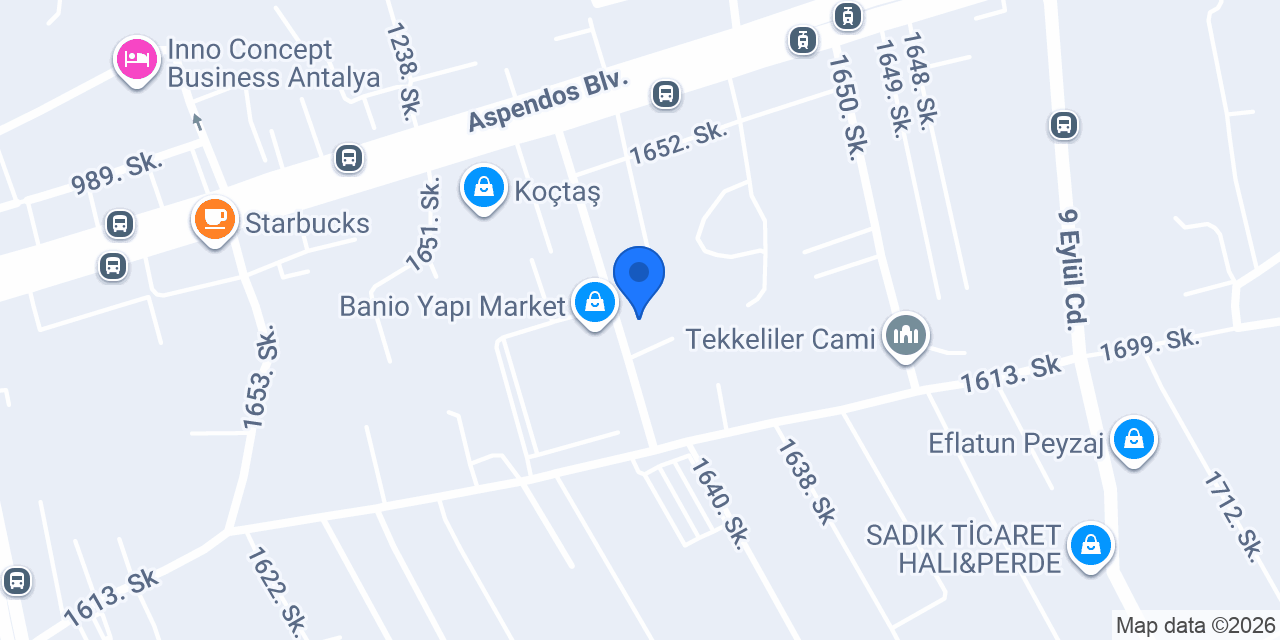 Çömlekçim konumu
