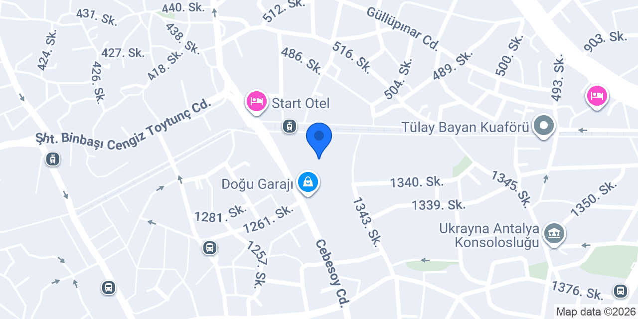 Akdeniz Vize Danışmanlık ŞUBE konumu