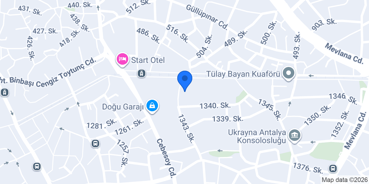 Terzi Ev Tekstil Mehmet Kaya konumu