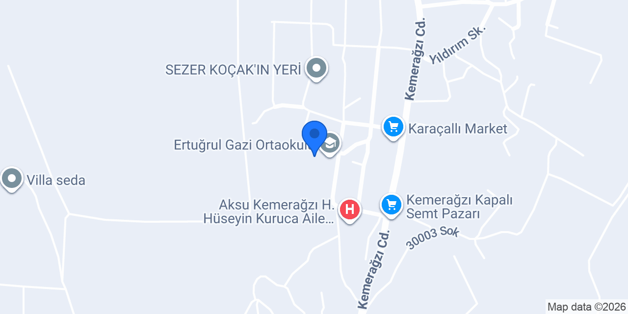 Ertuğrul Gazi Ortaokulu konumu