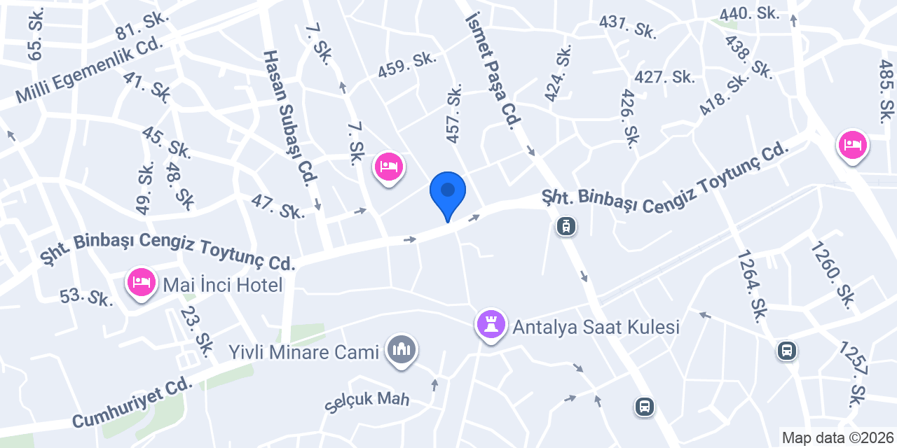 Finike Döviz Yetkili Müessese A.Ş. konumu