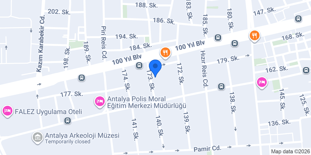 Antalya çilingir anahtarcı konumu