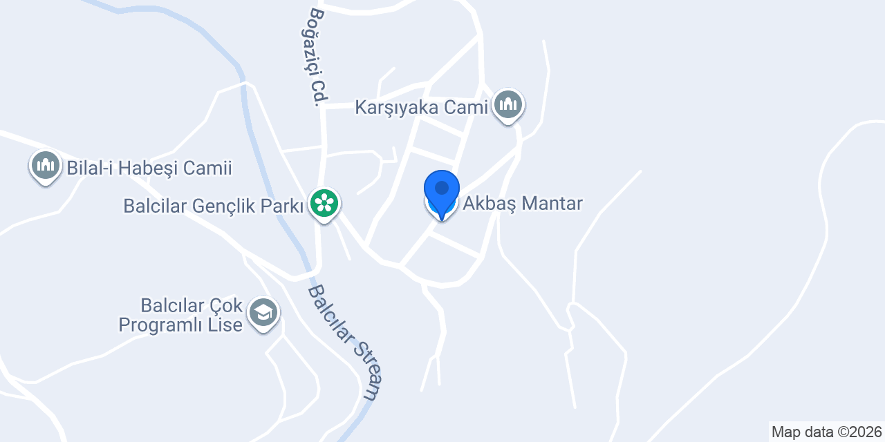 Akbaş Mantar konumu
