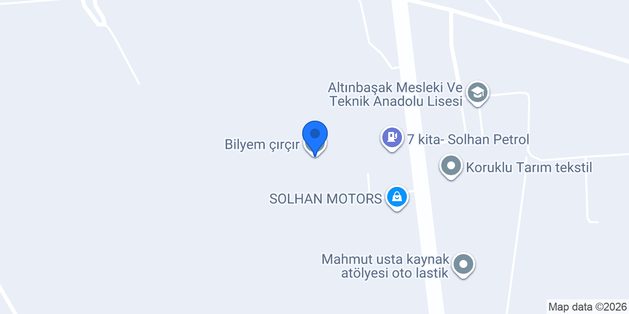 Bilyem çırçır konumu