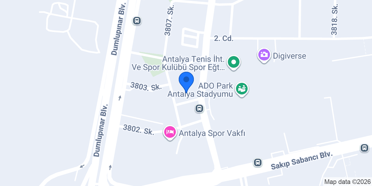 muratpaşa tapu Müdürlüğü konumu