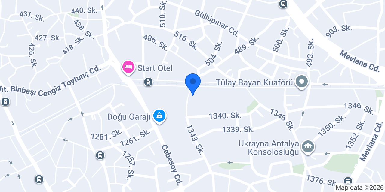 Muratpaşa Sürücü Kursu konumu
