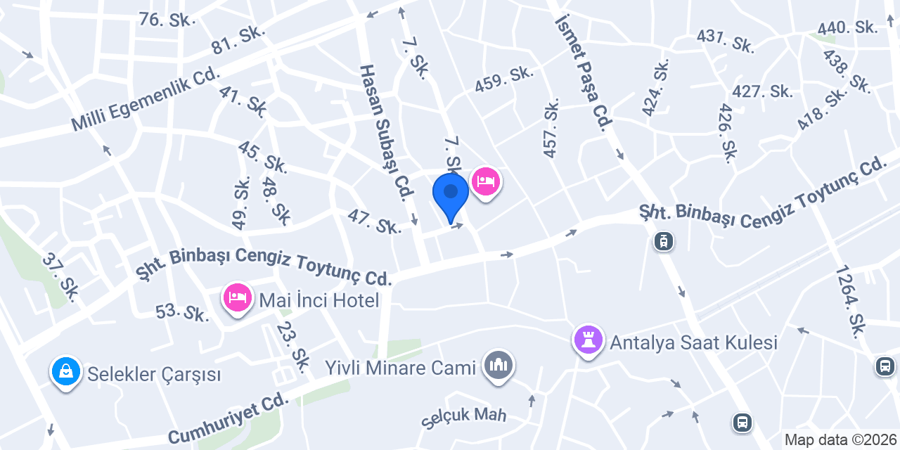 Antalya Masaj Salonu konumu