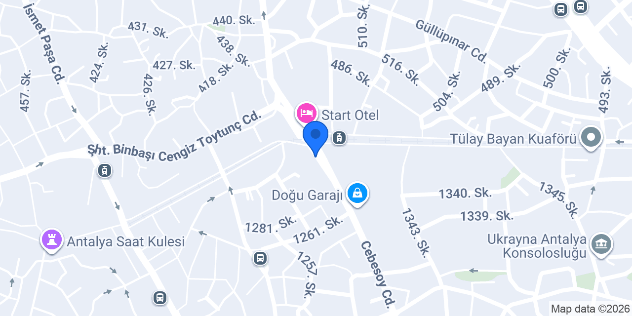 Doymacun Doğu Garajı konumu