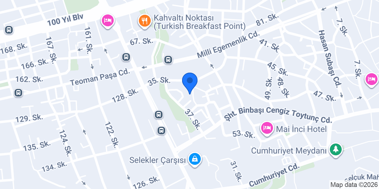 Demirhan Hamam konumu