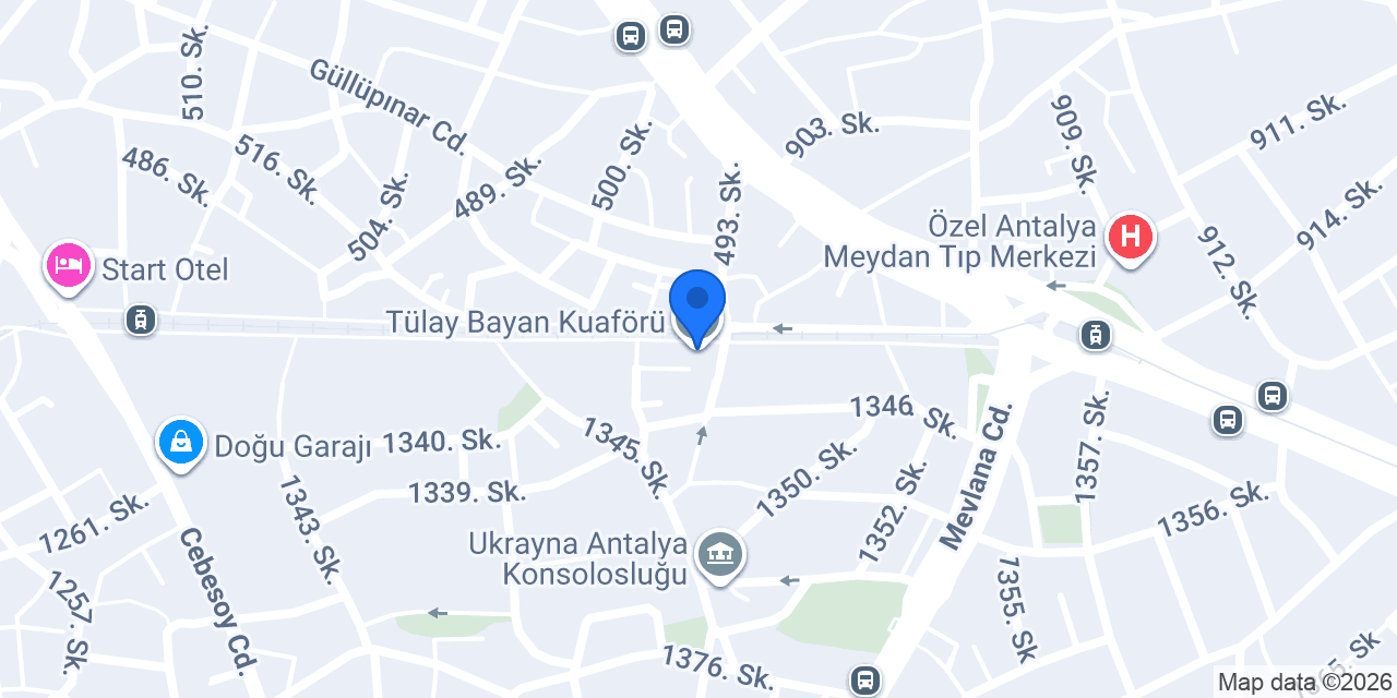 Tülay Bayan Kuaförü konumu