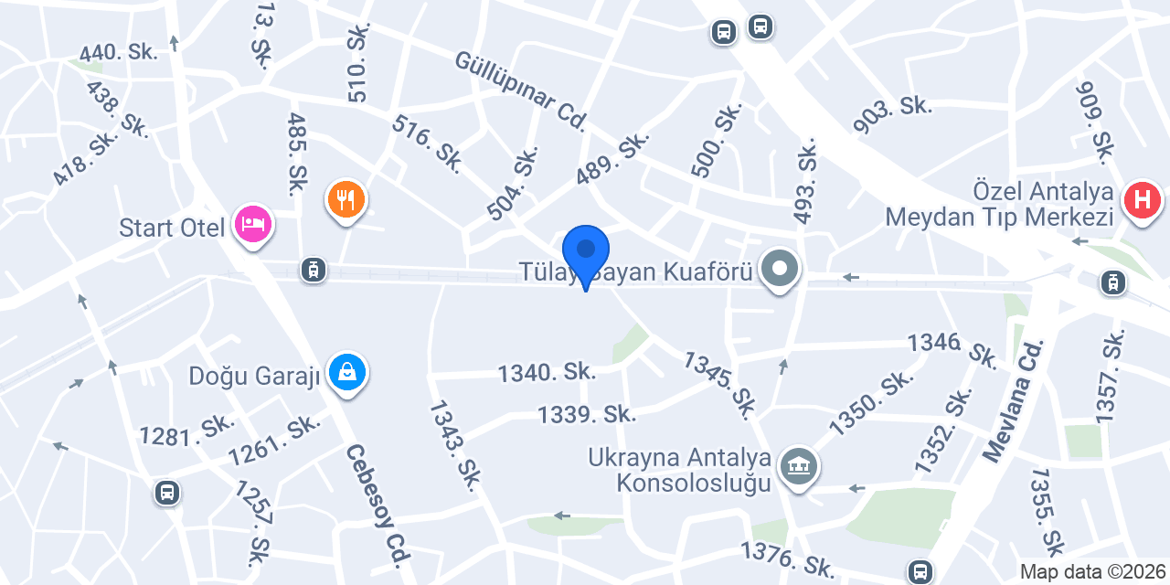 Sinan Kök Hair Studio konumu