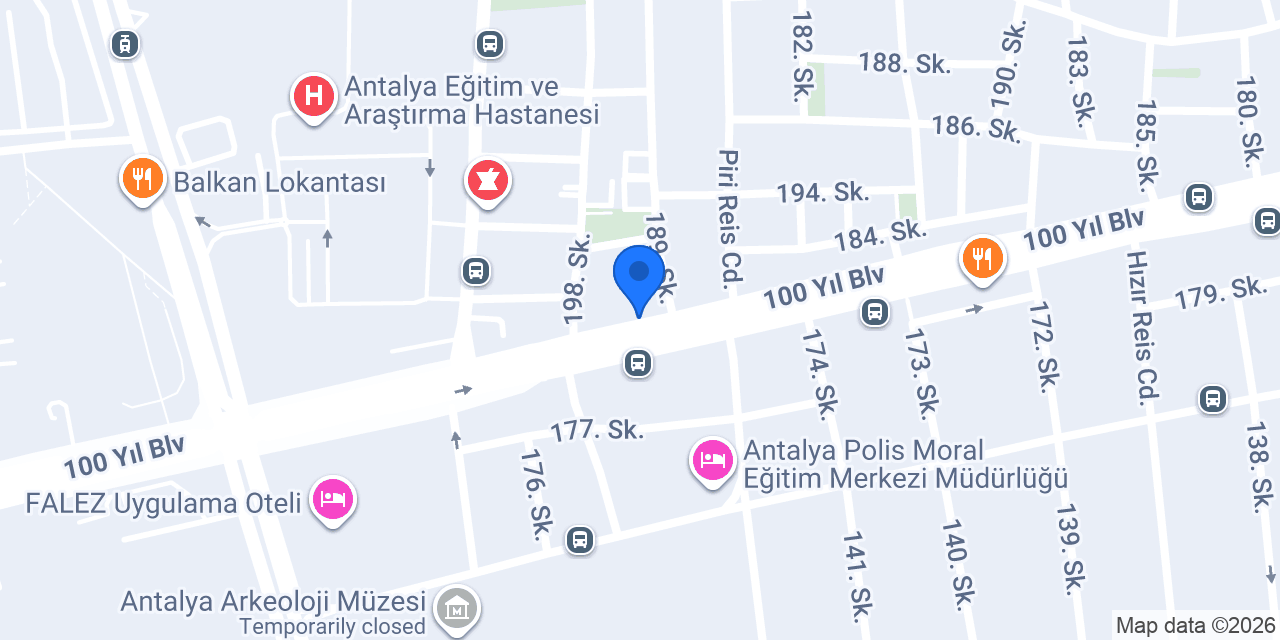 Antalya Konak Çiçekçilik konumu