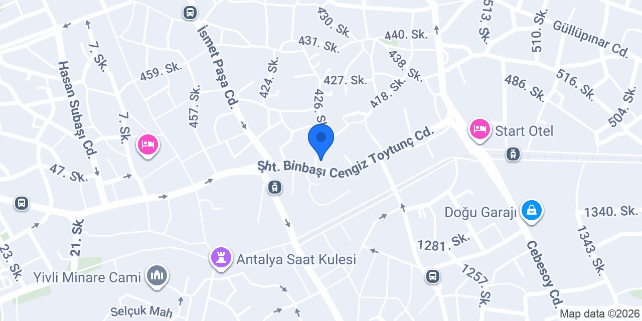 Anadolu Pansiyon konumu