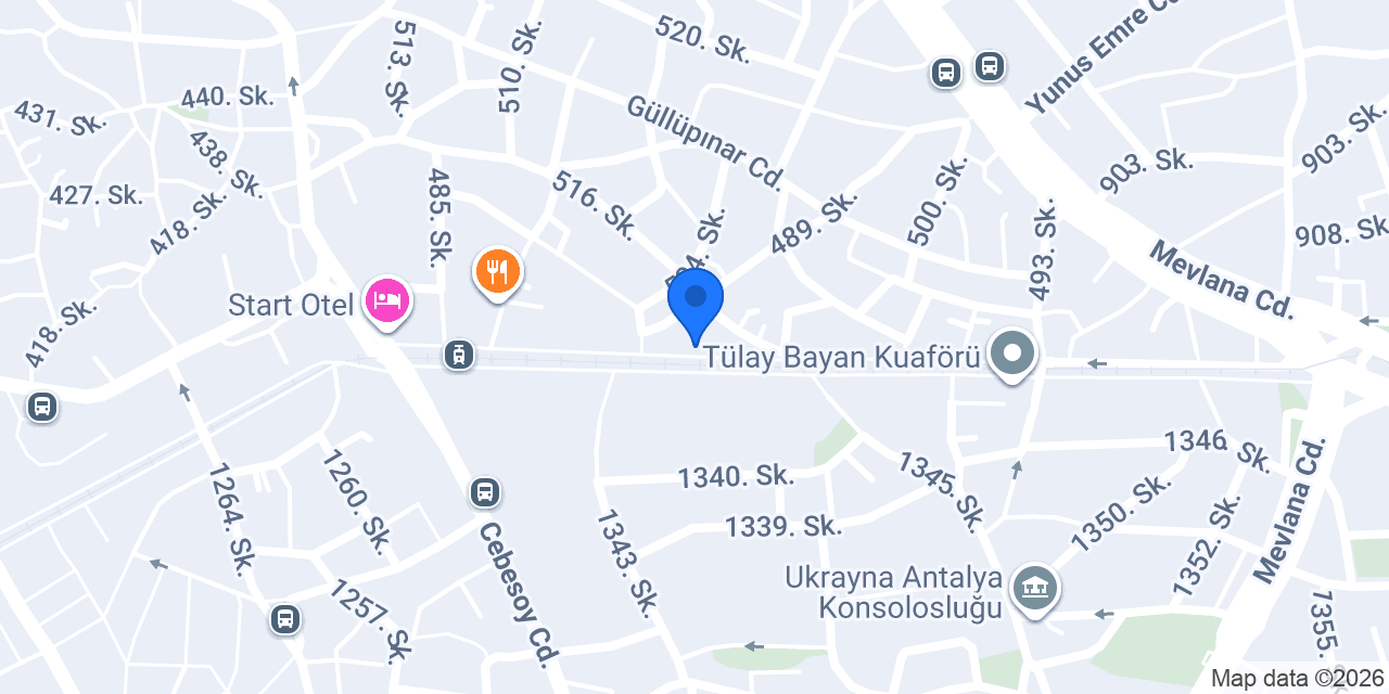 Hey Döner Doğu Garajı konumu