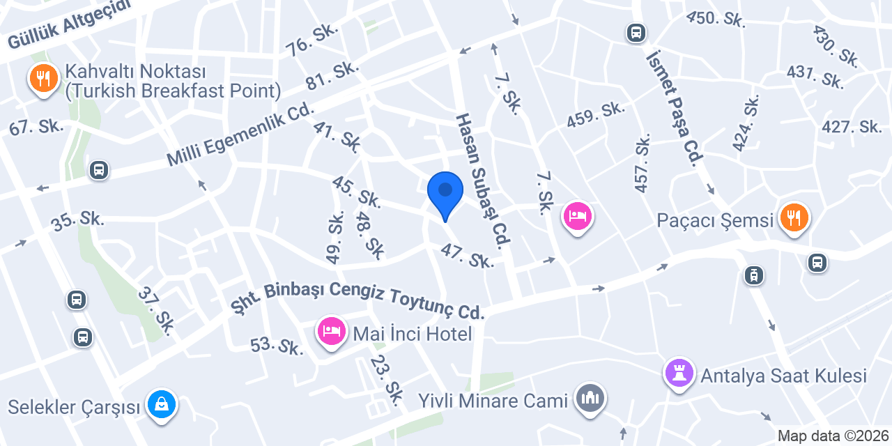 Tuğrul Kitabevi konumu