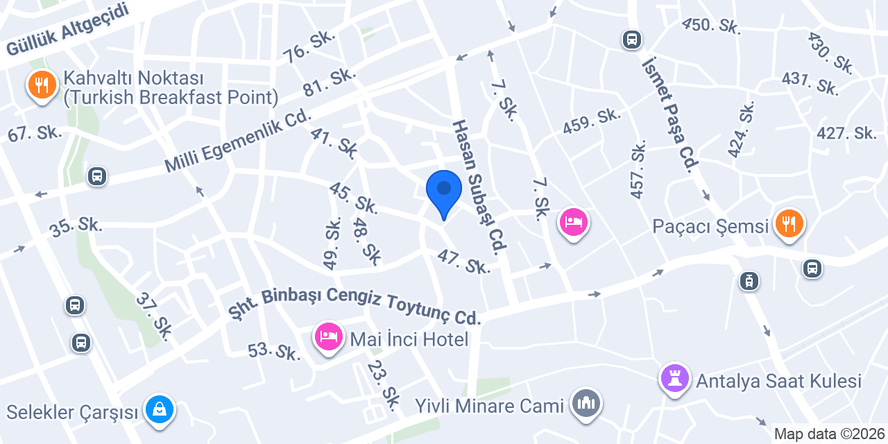 Akdeniz Hamam Sauna Spa Masaj konumu