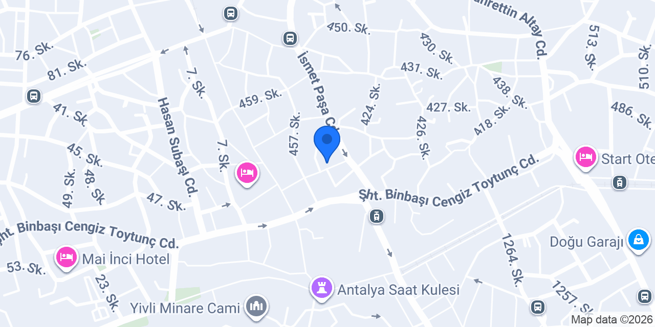 Artı Tesla Özel Öğretim Kursu konumu